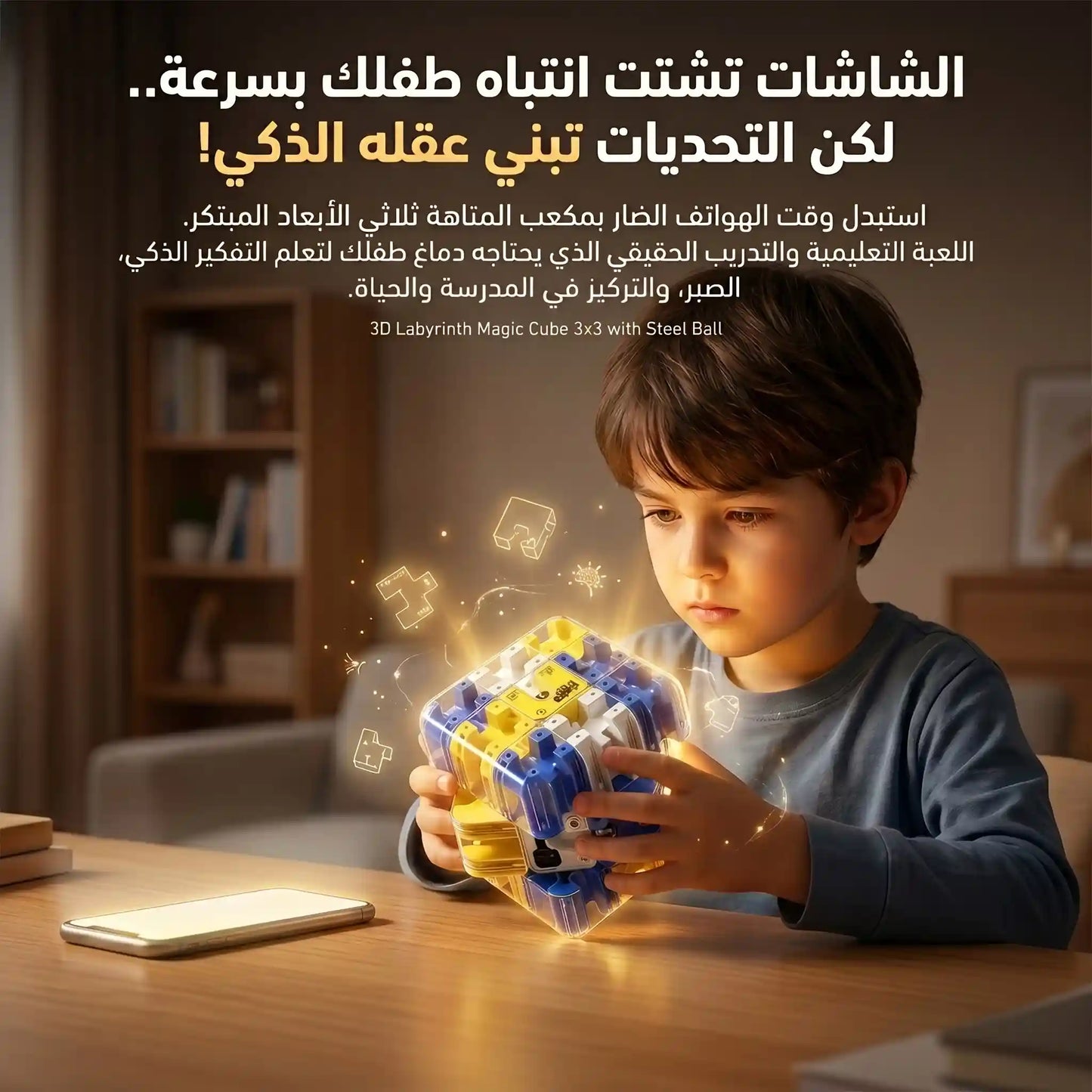 3D Labyrinth اللعبة لي تعزز ذكاء طفلك 🧠